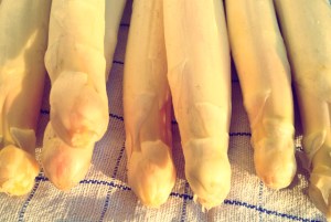 Spargel weiss Segelrezept Camping Boot