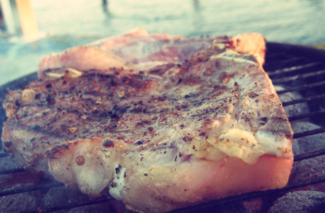 BBQ Kalbskotelett Segeln