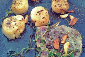 Thunfisch Jaobsmuscheln Segelrezept Kombüse