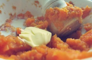 Süßkartoffelstampf Segelrezept Kombüse