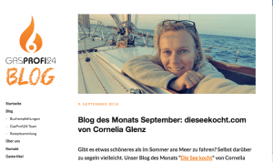 Blog des Monats Segeln Rezepte BBQ