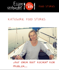 Die See kocht, Segelrezepte auf "Essen verbindet"
