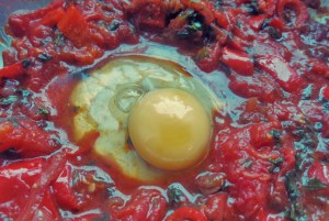 shakshouka, Bordrezept Frühstück