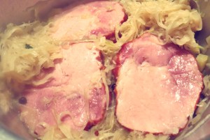 Was kochen beim Segeln? Sauerkraut und Kassler