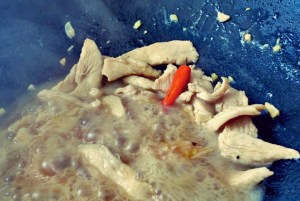 Ingwerhühnchen vietnamesisch Segelrezept für Kombüse oder Camping