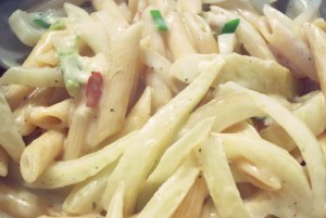 One-Pot Pasta mit Fenchel Rezept für Segeln Camping Kombüse