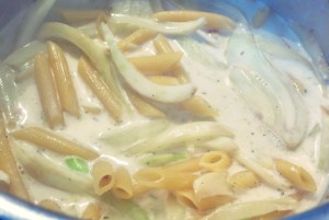 One-Pot Pasta mit Fenchel Rezept für Segeln Camping Kombüse