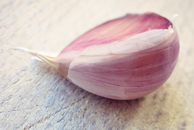 Pad Krapao Knoblauchzehe