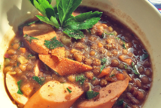 Linsensuppe Seglerküche Rezept Segeln und Camping
