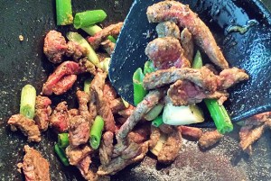 Rinder Stir-Fry Rezept Spargel Seglerküche und Camping