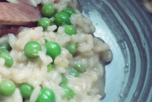 Erbsen Risotto Segeln Pantry Kombüse