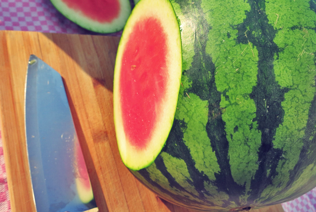 Wassermelonen Sala t- Sommerliches Rezept für die Kombüse