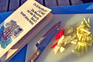 Lachs, frischer Fisch Segelrezept, BBQ und Outdoor