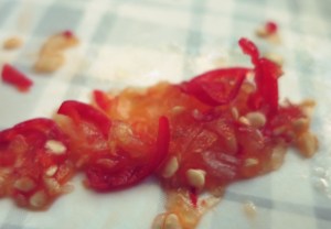 Linsensalat. Was kochen beim Segeln, in der Kombüse oder Camping?