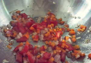 Linsensalat. Was kochen beim Segeln, in der Kombüse oder Camping?