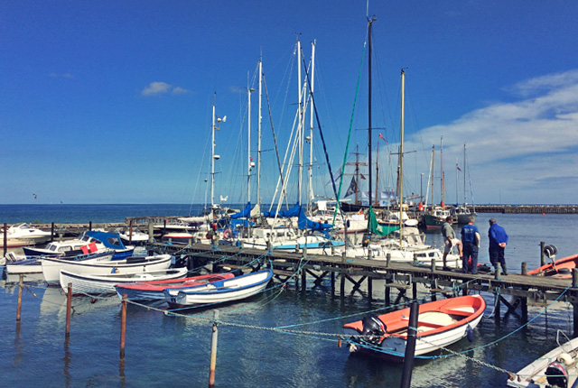 Fischboote auf Samsø 