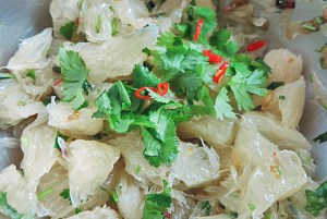 Pomelosalat Rezept für Segeln und Camping