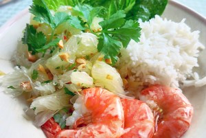 Pomelosalat Rezept für Segeln und Camping