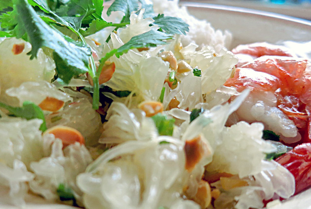 Pomelosalat Rezept für Segeln und Camping