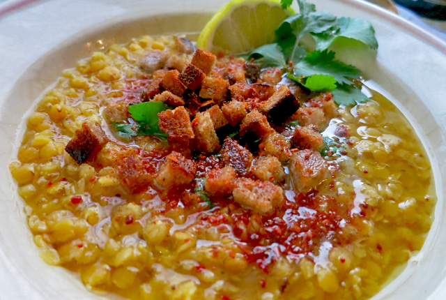 Bord-Rezept Linsensuppe aus Syrien. Segeln und Camping