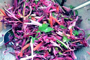 Wintersalat Rotkraut Rezept für Segeltörn