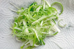 Wintersalat Lauchzwiebeln Rezept für Segeltörn