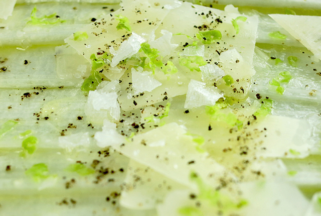 Spargel Carpaccio, Kochen an Bord Segeln