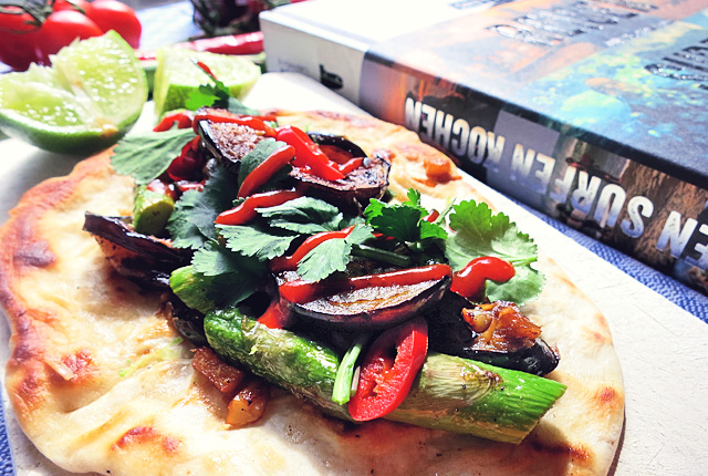 Dinkel Tacos vegan mit Spargel Segel Rezept Kombüse