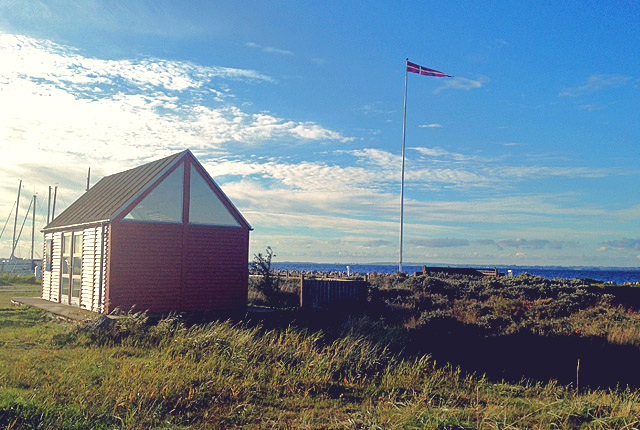 Drejø Hafenhäuschen Segeln Danebro