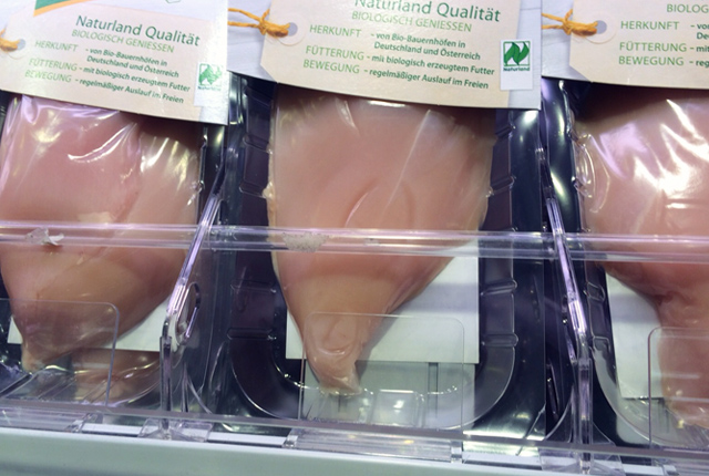 Bio Plastik Müll in Supermärkten