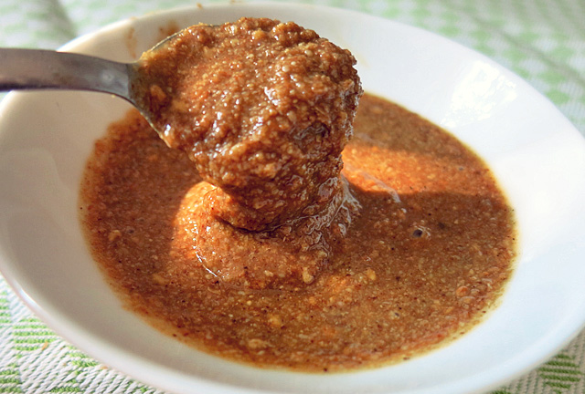 Baba Ganoush Tahini Paste selbstgemacht