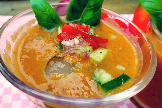 Blitz Gazpacho schnelles Segel-Rezept