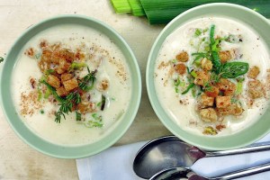 Vichyssoise einfach Kochen an Bord