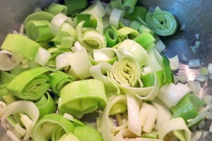 Vichyssoise Lauch angeschwitzt