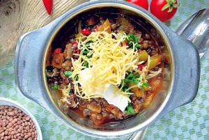 Rezept für Segelyachten: Linsenchili vegetarisch