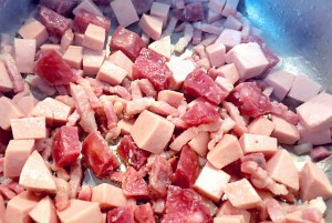 Rezept für Kombüse: Soljanka aus Dauerwurst