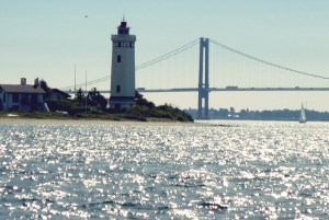 Sommertörn Strib mit Brücke