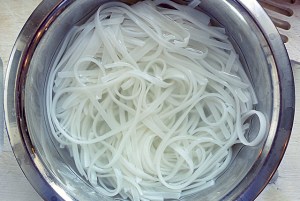 Kombüsentipps: Glasnudeln eingeweicht