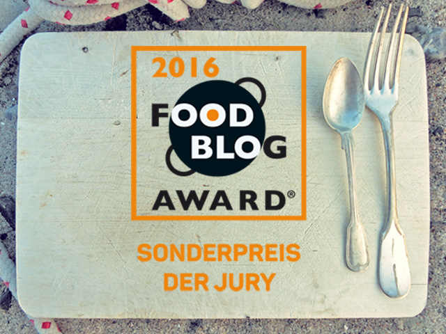 Food Blog Award 2016 Sonderpreis für "Die See kocht"
