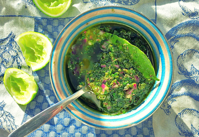 Die See kocht: Chimichurri BBQ Salsa