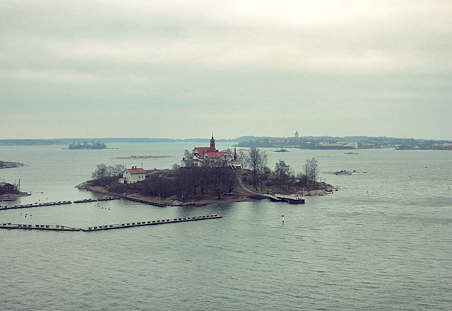 Blekholmen Yachthafen Helsinki im November