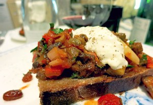 Auberginen Caponata Effilee Languedoc Bloggerevent Tinastausendschön