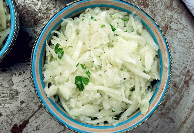 Veganer Krautsalat Blitzrezept für Kombüse und Camping