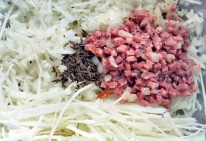 Speckkrautsalat Zutaten