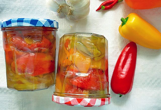 Paprika eingelegt Rezept Antipasti von Die See kocht