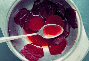 Rote Bete Carpaccio roh Marinade