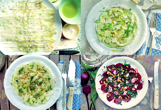 Die See kocht saisonal Carpaccio Rezepte