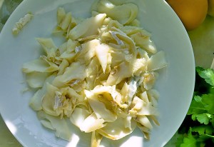 Bacalcau zerpflückt fuer Bolinhos