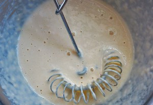 Holunder Kuechle Teig glatt ruehren