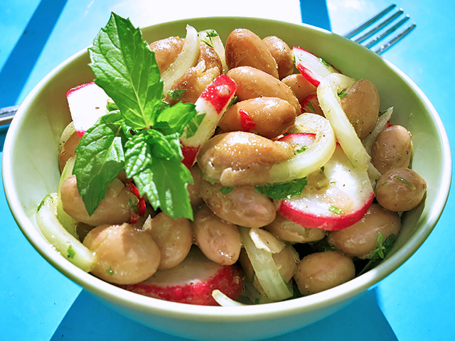 Borlotti Bohnen Salat